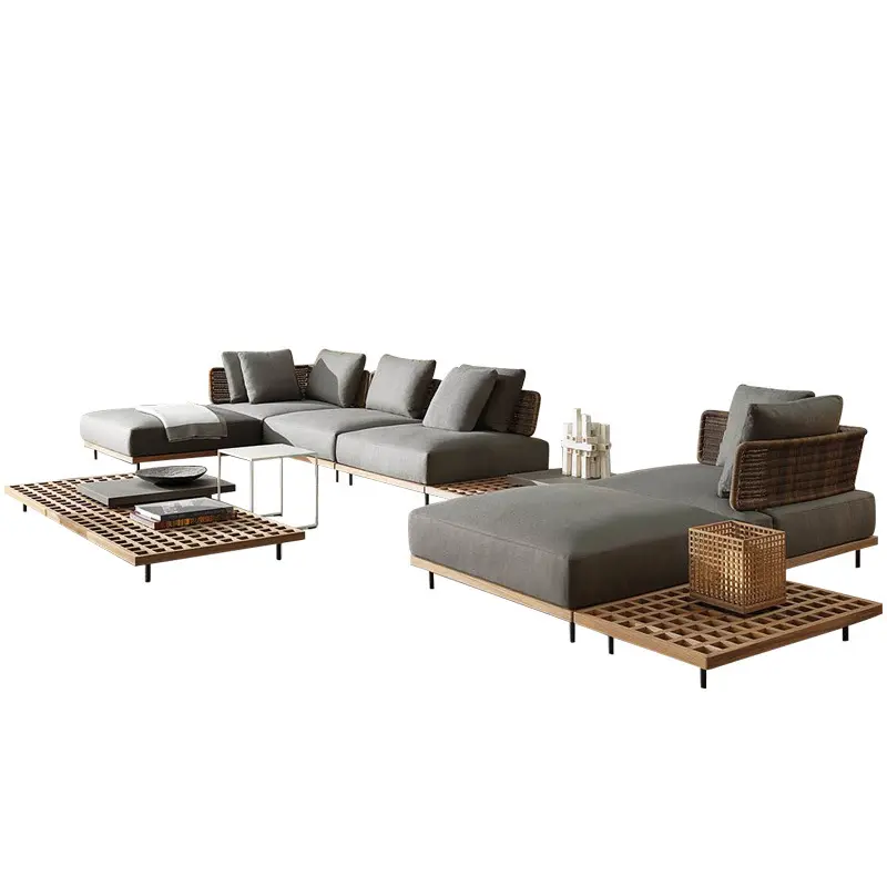 Muebles terraza lettino esterno mobili da esterno componibile in alluminio set di divani da esterno disegni e prezzi