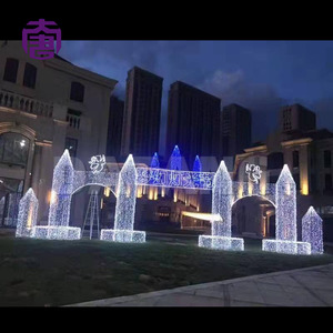 LED Christmas Castle <b>Light</b> Decoration for Outdoor Theme Park Landscape and Commercial Holiday Display Projects - Product Image 3