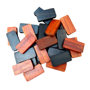 Petite amulette Bouddha en <span class=keywords><strong>bois</strong></span> de rose, pendentif en <span class=keywords><strong>bois</strong></span> avec gravure au laser, design vierge, forme rectangulaire, provenance Chine - Product Image 5