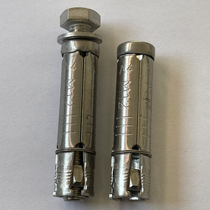 مسمار تثبيت صناعي من الفولاذ المقاوم للصدأ مع صواميل وحلقات معدنية - Product Image 2