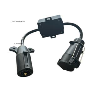 Nouveau coupleur de contrôleur plastique à <span class=keywords><strong>7</strong></span> broches USA vers EUR pour pièces de <span class=keywords><strong>remorque</strong></span> avec connexion sécurisée pour camion <span class=keywords><strong>remorque</strong></span> - Product Image 5