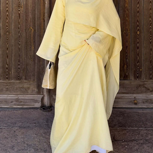 Hot-selling long-sleeved Muslim party abaya dress by Dubai women <b>pashmina</b> abaya for ramadan - Product Image 3