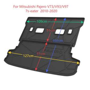 Tapis de <span class=keywords><strong>coffre</strong></span> de <span class=keywords><strong>voiture</strong></span> imperméable de qualité supérieure, design professionnel, pour Mitsubishi Pajero V73 V97 V93 7 places 2010-2020 - Product Image 4