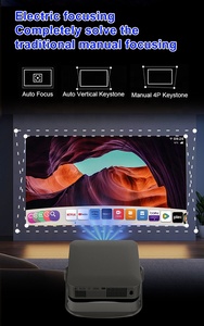 Proyector Portátil de Video 1080P con Sistema de TV Inteligente LCD WiFi 6 para Cine en Casa, Compatible con <span class=keywords><strong>Netflix</strong></span>, el Más Vendido en Amazon, para Laptop y Teléfono - Product Image 5