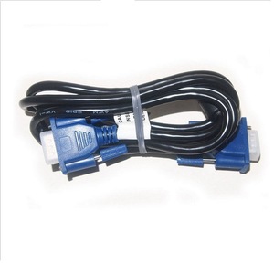 สาย VGA 15 พิน ชายต่อชาย 1.5 ม. สายถักทองแดงปลอดออกซิเจน ป้องกันสัญญาณรบกวน สำหรับจอภาพ ความละเอียด 1080P หุ้มด้วย PVC - Product Image 1