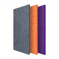 Panneau acoustique en fibre de polyester 100% 600X600mm 9mm avec absorption acoustique hautement efficace, ignifuge et écologique