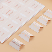 5 feuilles de tons de terre onglets d'index de Bible à grande impression facile à appliquer fournitures d'étude de Bible laminée accessoires autocollants décoratifs