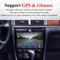 Penhui Smart Series Android Car DVD Player untuk Audi A6 C5 1997 - 2004 S6 2 1999 - 2004 RS6 1 2002 - 2006 Radio GPS Navigasi