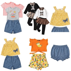 Random <b>Mix</b> Toddler 4 Seasons Clothing Sets Kits Wholesale Boys Girls Two Piece Outfits Factory Clearance Stock - Product Image 3