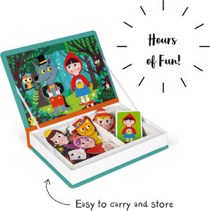 Jigsaw Magneti Book Story Book 40PC Juego educativo magnético fomenta las habilidades motoras y la imaginación adecuada <span class=keywords><strong>para</strong></span> niños de 3 años - Product Image 5