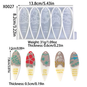 Handmade Resin <b>Silicone</b> Casting Mold DIY Ins Style Decorative Ornaments and Cake <b>Tools</b> for Resin Making plaster mold - Product Image 4