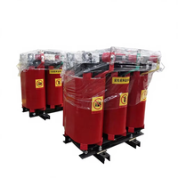 Transformateur sec avec tableau de distribution basse tension, bobine triphasée pour fréquences 50Hz et 60Hz