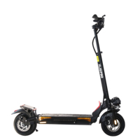 Trottinette électrique pliable pour adultes de haute qualité avec pneus tout-terrain de 10 pouces, carte NFC, capacité de charge de 150 kg, double suspension étanche