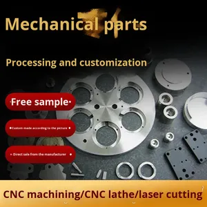 Trung tâm gia công CNC bốn trục gia công CNC Lathe laser cắt dây cắt chuốt nhôm. Xử lý các bộ phận không chuẩn - Product Image 4