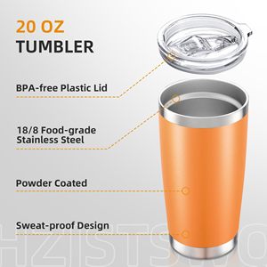 แก้วเก็บความร้อนคุณภาพดีที่สุด สำหรับใช้ในชีวิตประจำวัน ทำงาน ออฟฟิศ เดินทาง รักษาอุณหภูมิเครื่องดื่มร้อนเย็นได้นาน แก้วสแตนเลส - Product Image 2