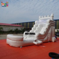 Toboggan aquatique gonflable en PVC pour enfants et adultes, pour parcs sportifs et centres commerciaux, utilisation commerciale pour les fêtes