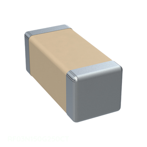 Distribuidor Autorizado CAP CER 15PF 25V C0G/NP0 0201 0201 (0603 Métrico) RF03N150G250CT Condensador Cerámico de 15 pF - Product Image 1