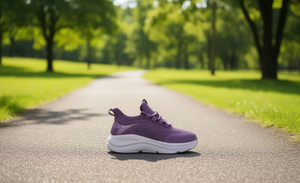 Maibujian Zapatos para correr para mujer, parte superior de malla, entresuela de EVA, suela de goma, zapatillas de verano, color rosa - Product Image 2