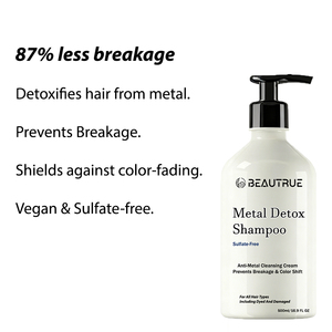 Shampoo <span class=keywords><strong>détoxifiant</strong></span> en métal en gros, traitement clarifiant de l'eau dure, nettoyage en profondeur, sans danger pour les couleurs, formule professionnelle de salon - Product Image 2