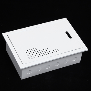 FTTH Home Information Box Multimedia Terminal <b>Enclosure</b> Steel Customizable Wall Flush Mount POE Weak Current Wiring Distribution - Product Image 4