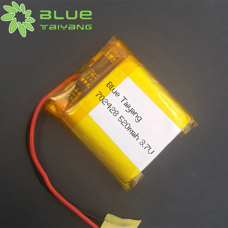 Activiteitsprijs Van De Fabrikant 500Mah 3.7V Celbatterij 702428 3.7V 520Mah Lipo-Batterij