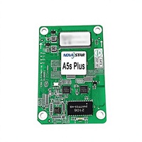Carte de réception d'affichage LED Novastar A5S Plus, température de fonctionnement -20°C +70°C, alimentation CC 3,8V-5,5V, puissance 3,0W