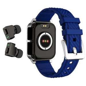 DF Z20 TWS Auriculares 2 en 1 con Llamadas BT, Monitor de Actividad Física, Frecuencia Cardíaca, Reloj Inteligente Cuadrado IPS de Última Generación con Auriculares - Product Image 3