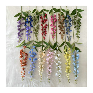 Bouquet di fiori artificiali Queyiyi, 96 cm di altezza, campanelle <span class=keywords><strong>colorate</strong></span> per decorazioni per la casa, soggiorno, accessori per matrimoni - Product Image 5