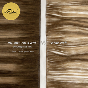 Nueva Llegada 100% Extensiones de Cabello Humano Ruso Volumen Invisible Grueso para Genius Trama Teñida Cabello Doble Dibujado - Product Image 3