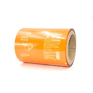 Zhongbao China Fabrik kundendefinierte Pantone-Farbe Kunststoff EVOH-Verpackungsbeutel Haarfarbe Shampoo 10 ml Verpackungsfolie-Rolle