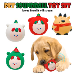 Pet Sound <strong>Toy</strong> Cartoon Design <strong>Latex</strong> <strong>Squeaky</strong> Chew <strong>Toy</strong> Soft <strong>Dog</strong> <strong>Toy</strong> for Small and Medium Breed Pets Christmas Gift - Product Image 6