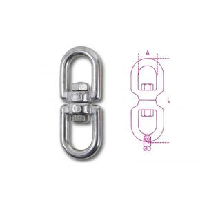 BETA - 082720205 ROBUR-Ojo y ojales giratorios AISI 316 (paquete múltiple)-ELEMENTOS EAN 8014230636528 PARA CONECTORES DE FIJACIÓN - Product Image 2