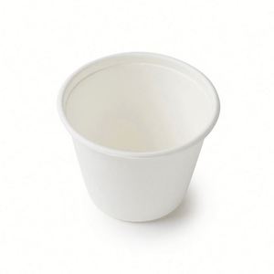 Contenedor desechable para microondas de caña de azúcar, redondo, para almuerzo, fideos, ensalada, sopa, con tapa - Product Image 3