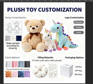 Gấu bông nhồi bông cỡ lớn unisex, đồ chơi gấu bông dễ thương dành cho bé gái, giúp giảm stress, quà tặng ngày lễ cho trẻ em - Product Image 5