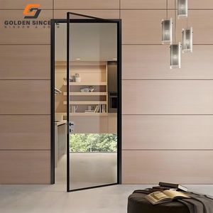 GS Porte battante simple en aluminium pour l'entrée de la chambre ou de la salle de bain - Product Image 3