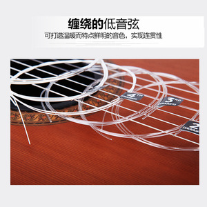 Corde per Chitarra Classica D'Addario Pro Arte EJ45 EJ46, Anima in Nylon, Tensione Normale, Prodotte negli USA - Product Image 2