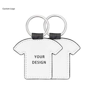 Porte-clés élégants en cuir PU, en acier inoxydable, pour une décoration écologique de l'école et de la Journée de la Terre - Product Image 1