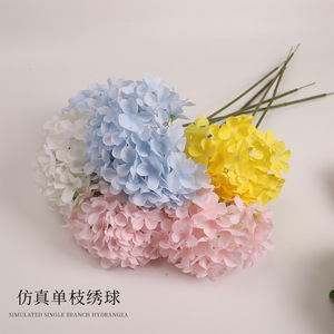 Bouquet d'hortensias artificiels Xinchengzhi 30cm-100cm, fleurs en soie pour décoration de mariage - Product Image 5