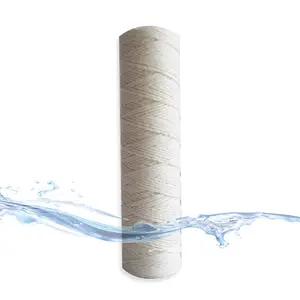 10/20/30/40 Inch 1 Micron PP Melt Blown Filter String Wound Pleated Filter for Water