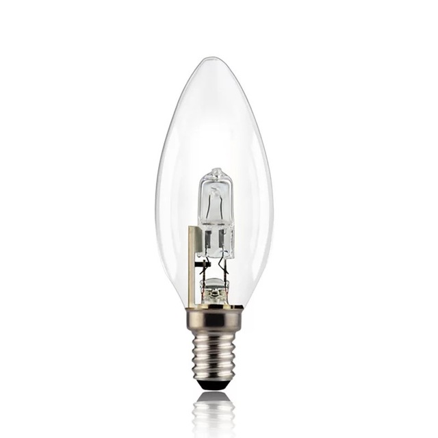 C35 Halogen Bulb Energy-Saving Tungsten Lamp Full Spectrum Dimmable 28W 42W 53W E14 E27 Screw Base Eye Protection Candle Bulbs