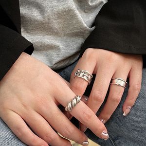 Silver Ruitai S925 Sterling Silver Geometric Index Finger <b>Ring</b> Women's Jewelry Everyday Wear - Product Image 3