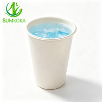 SUMKOKA 8OZ 12OZ 16OZ Gobelets en bagasse compostables biodégradables en canne à sucre pour café et thé, jetables, pour usage en restaurant, directement de l'usine