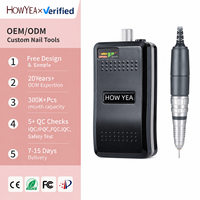 Machine à ongles électrique portable HOWYEA HY-G3, 20000 tr/min, sans fil, rechargeable, lime à ongles électrique pour manucure et pédicure