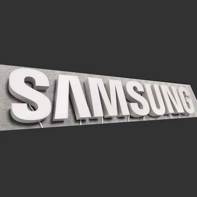 Señalización de tienda LED con iluminación frontal Samsung ABS letrero led para exteriores letrero de letra de canal para tiendas minoristas móviles