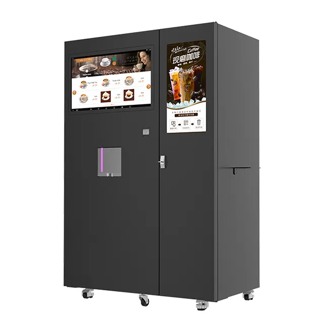 Großer kommerzieller Kaffee automat mit innerer Eismaschine JK82 Neue Geschäfts idee, um zu Hause Geld zu verdienen Pump wasser/Leitungs wasser GS