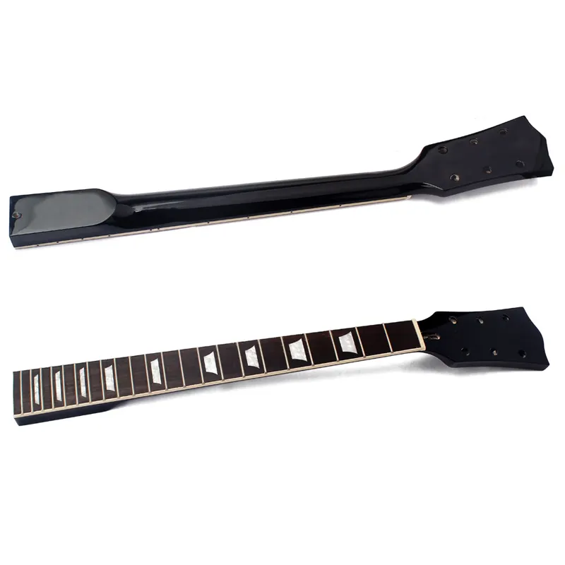 레 폴 기타 교체 부품에 대한 기타 넥 22 프렛 24.75 인치 메이플 로즈우드 지판