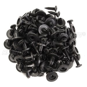 50Pcs 6mm 8mm Auto Bumper Fastener 6mm Hole Rivet Retainer Push Engine Cover <b>Car</b> Door Trim Panel <b>Clip</b> Fasteners for Toyota - Product Image 2