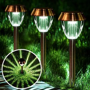 Lampe solaire Huichu pour pelouse, éclairage LED extérieur pour jardin, 1W, lumière nocturne automatique pour la décoration de la cour - Product Image 2