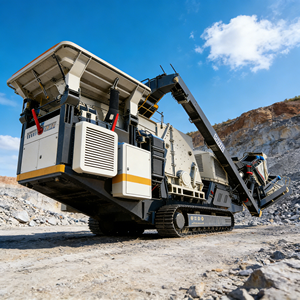 Concasseur à mâchoires sur chenilles 250-400 TPH certifié CE pour l'extraction de minerai de fer, composants durables, faible entretien - Product Image 3