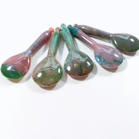 Cuillère gratteur en agate indienne Huiying, masseur facial Guasha